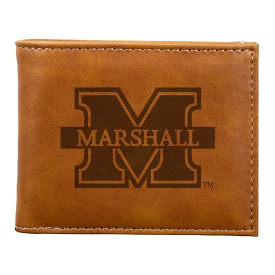 Brown Marshall Thundering Herd Billfold Wallet