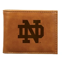 Brown Notre Dame Fighting Irish Billfold Wallet
