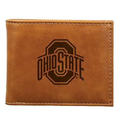 Brown Ohio State Buckeyes Billfold Wallet