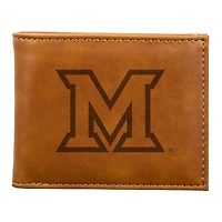 Brown Miami University RedHawks Billfold Wallet