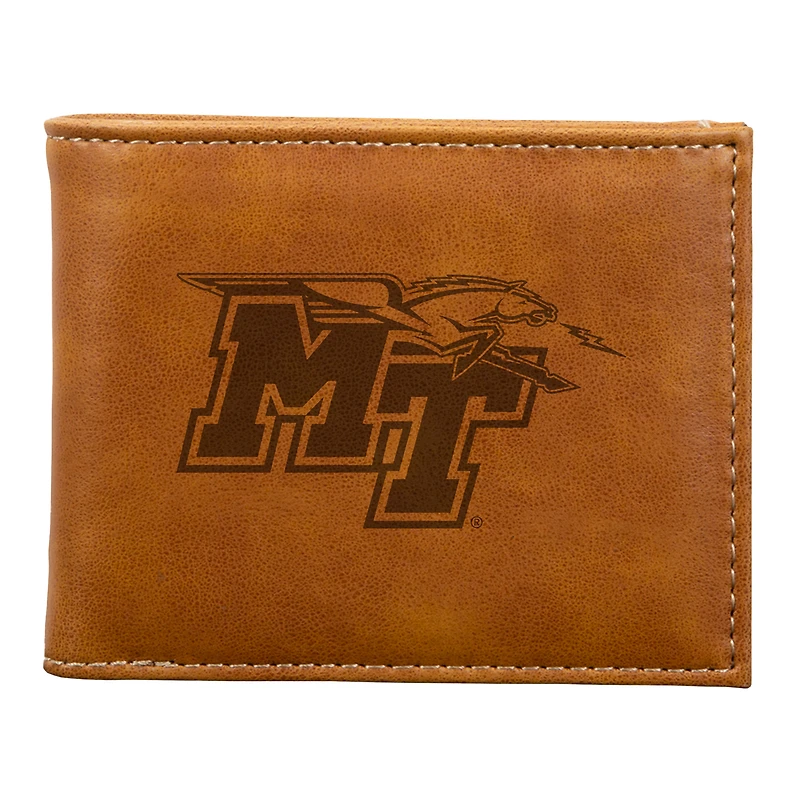 Brown MTSU Blue Raiders Billfold Wallet