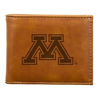 Brown Minnesota Golden Gophers Billfold Wallet