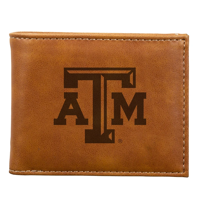 Brown Texas A&M Aggies Billfold Wallet
