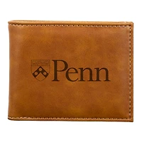 Brown Pennsylvania Quakers Billfold Wallet