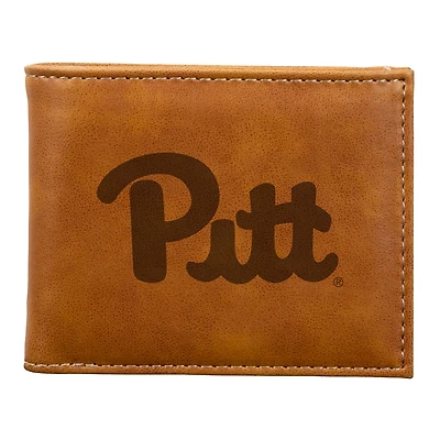 Brown Pitt Panthers Billfold Wallet