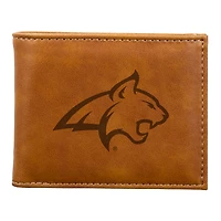 Brown Montana State Bobcats Billfold Wallet