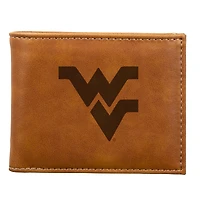 Brown West Virginia Mountaineers Billfold Wallet