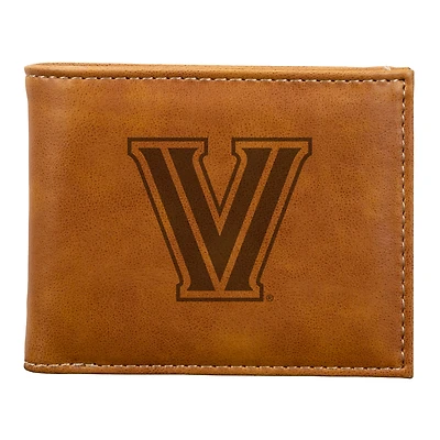 Brown Villanova Wildcats Billfold Wallet