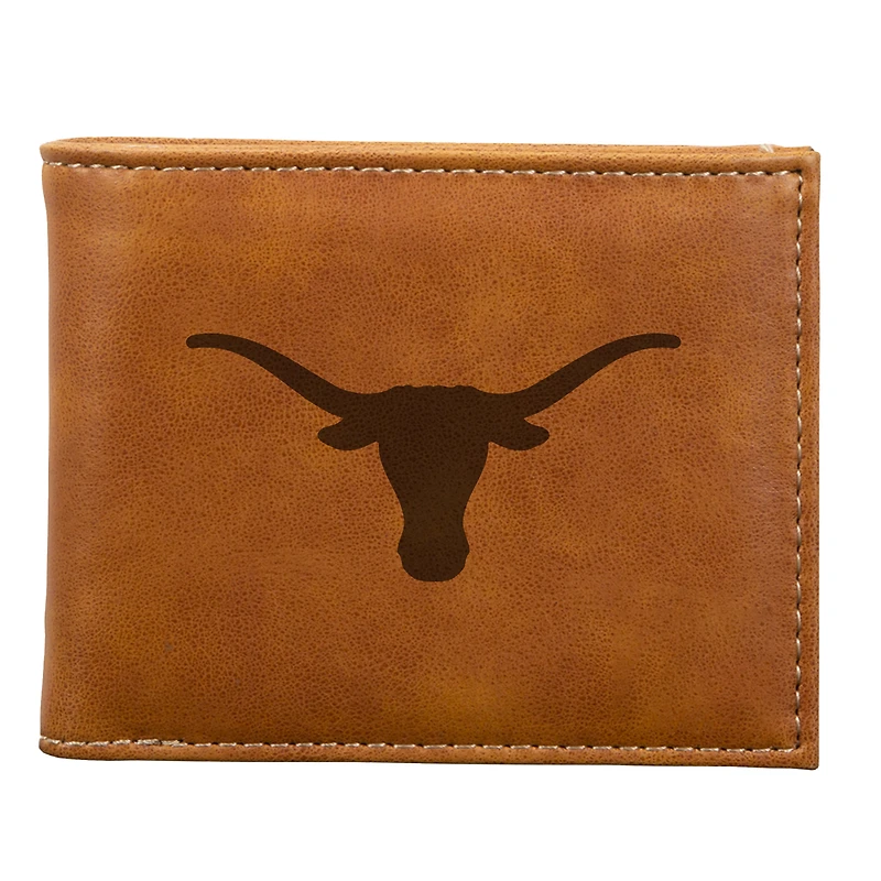 Brown Texas Longhorns Billfold Wallet