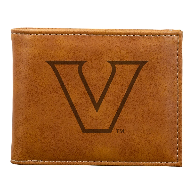 Brown Vanderbilt Commodores Billfold Wallet