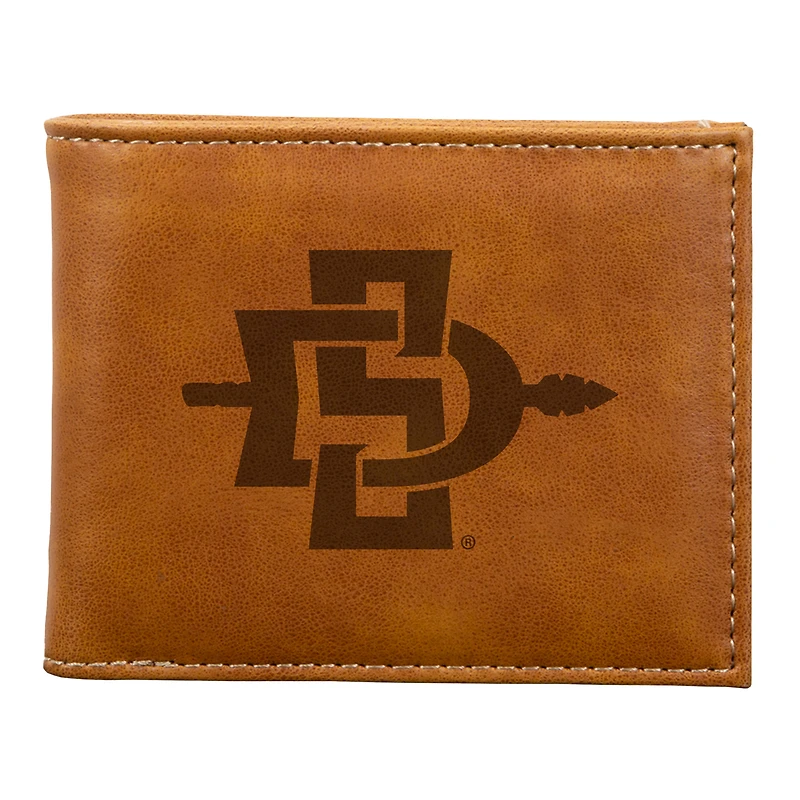 Brown San Diego State Aztecs Billfold Wallet
