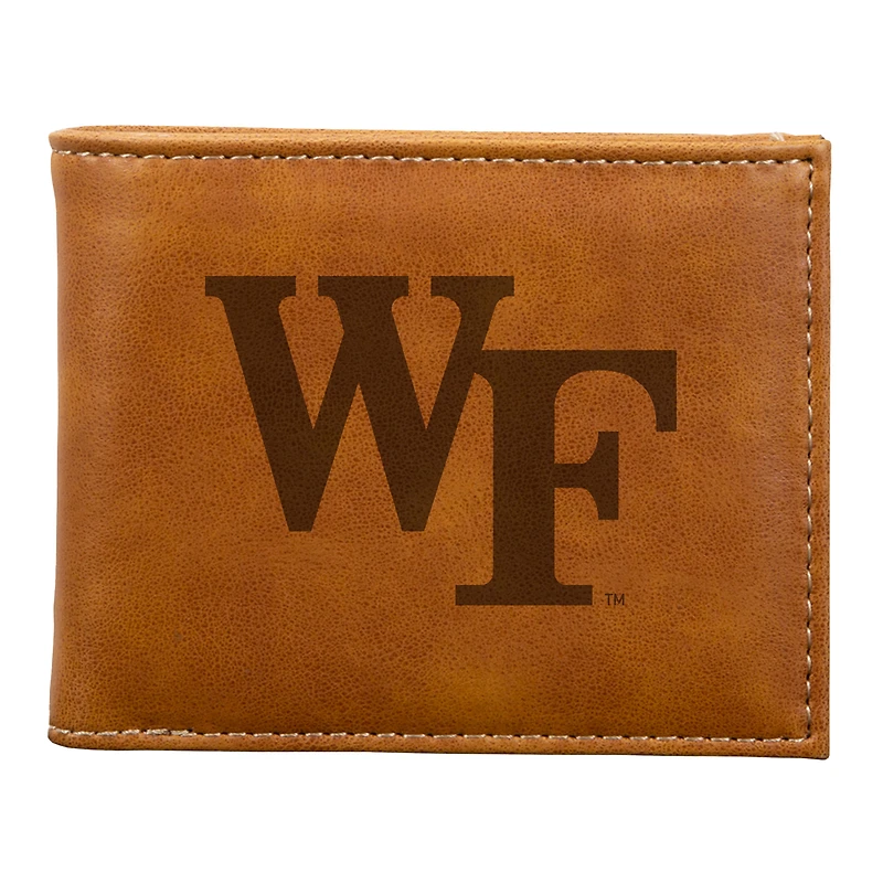 Brown Wake Forest Demon Deacons Billfold Wallet