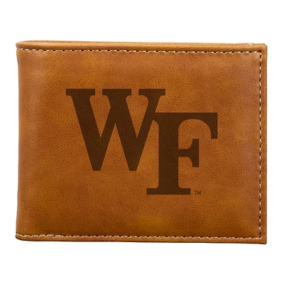 Brown Wake Forest Demon Deacons Billfold Wallet