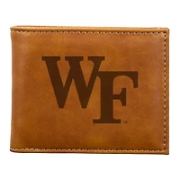 Brown Wake Forest Demon Deacons Billfold Wallet