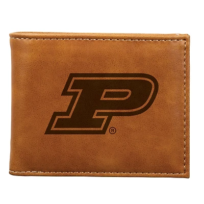Brown Purdue Boilermakers Billfold Wallet
