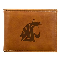 Brown Washington State Cougars Billfold Wallet
