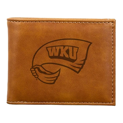 Brown Western Kentucky Hilltoppers Billfold Wallet
