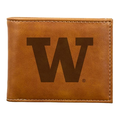 Brown Washington Huskies Billfold Wallet