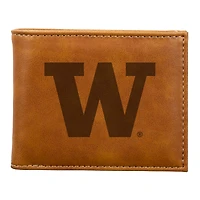 Brown Washington Huskies Billfold Wallet