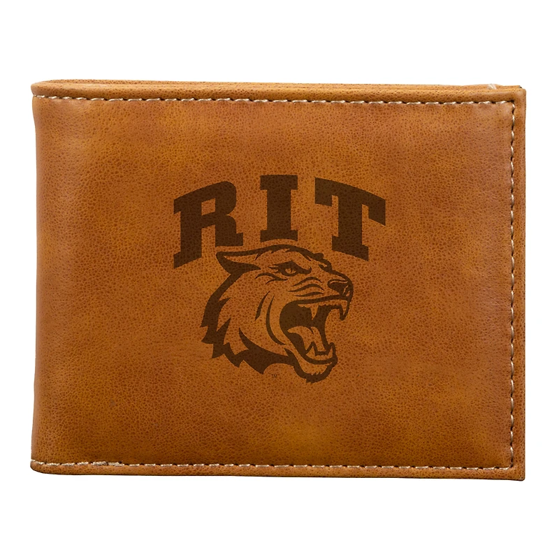 Brown Rochester Institute of Technology Tigers Billfold Wallet