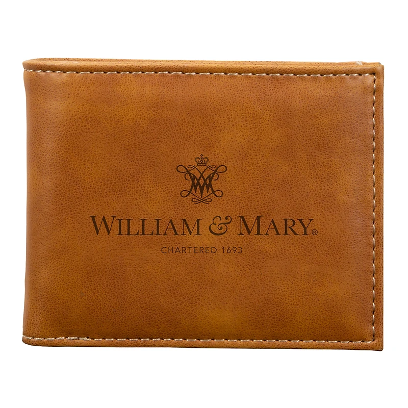 Brown William & Mary Tribe Billfold Wallet