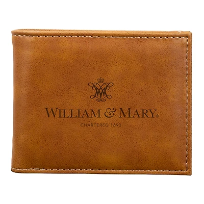 Brown William & Mary Tribe Billfold Wallet