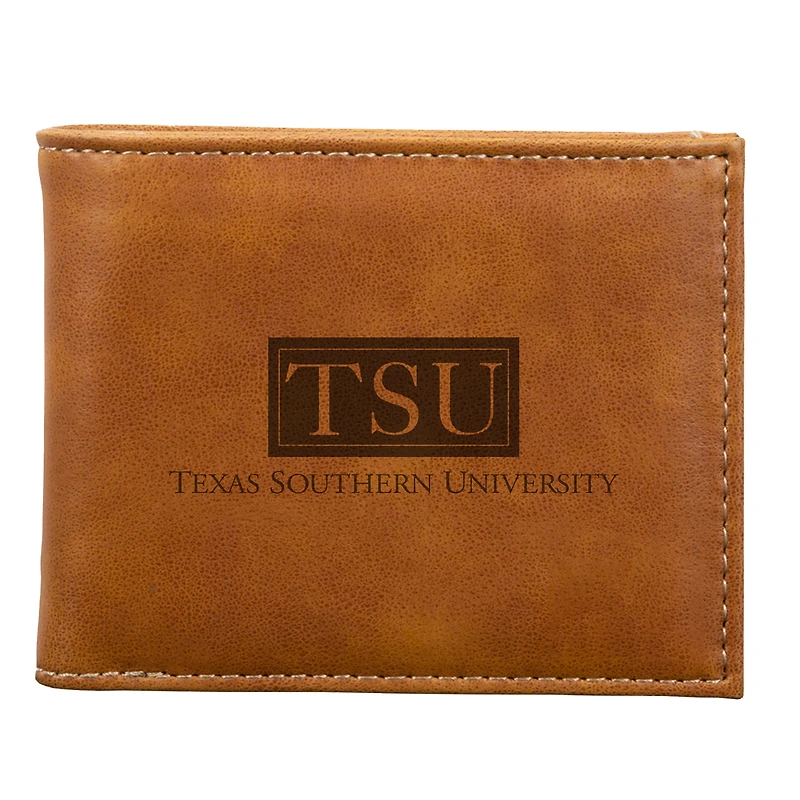 Brown Texas Southern Tigers Billfold Wallet