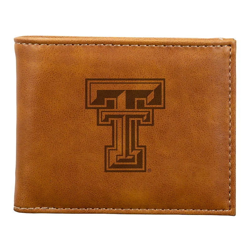 Brown Texas Tech Red Raiders Billfold Wallet