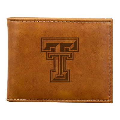 Brown Texas Tech Red Raiders Billfold Wallet