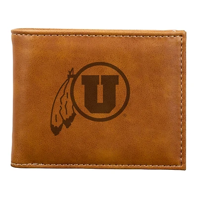 Brown Utah Utes Billfold Wallet