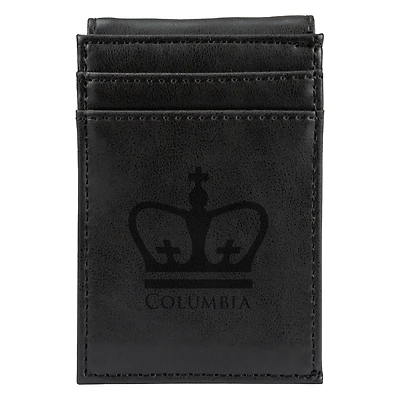 Black Columbia University Front Pocket Wallet
