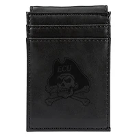 Black ECU Pirates Front Pocket Wallet