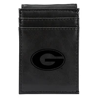 Black Georgia Bulldogs Front Pocket Wallet