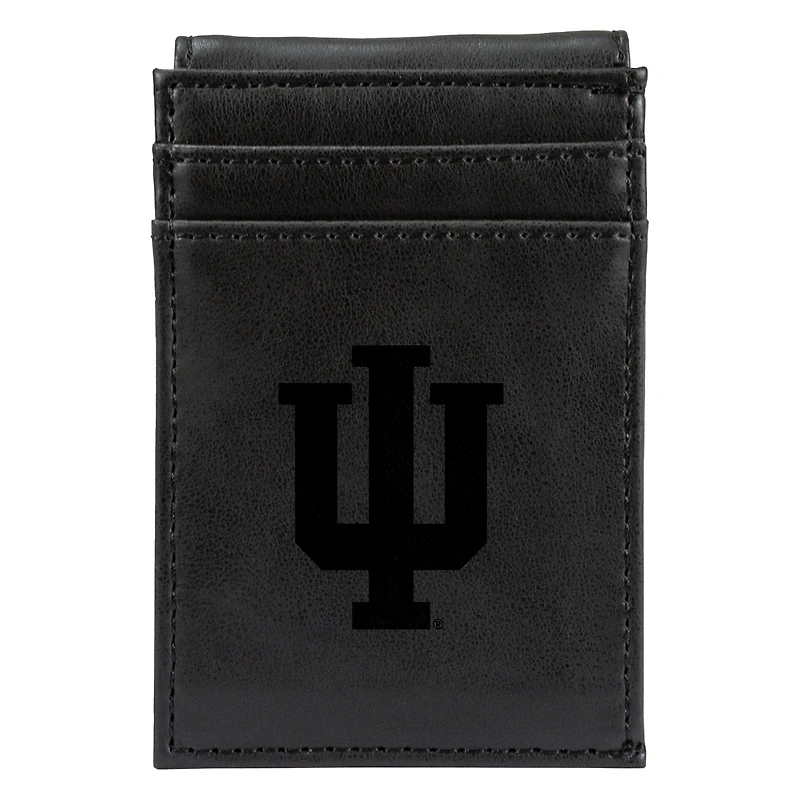 Black Indiana Hoosiers Front Pocket Wallet