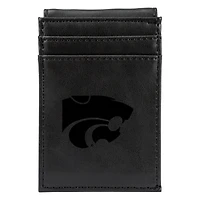 Black Kansas State Wildcats Front Pocket Wallet