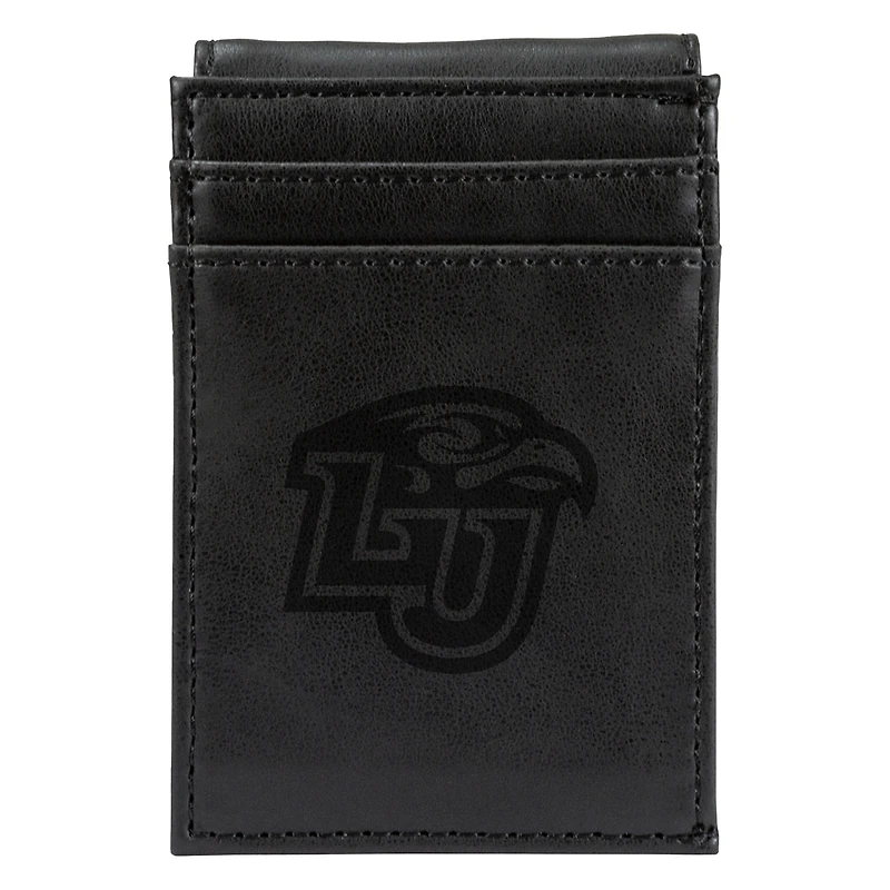 Black Liberty Flames Front Pocket Wallet