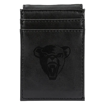 Black Maine Black Bears Front Pocket Wallet