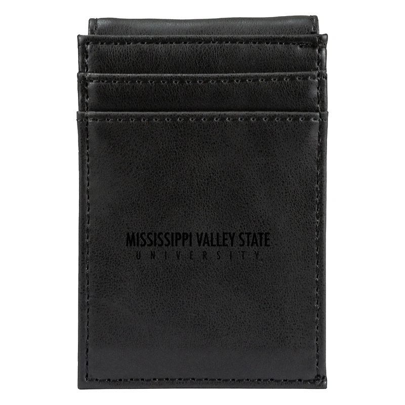 Mississippi Valley State Delta Devils Front Pocket Wallet
