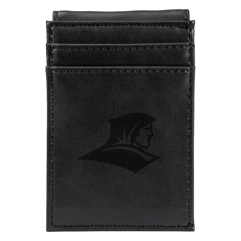Black Providence Friars Front Pocket Wallet