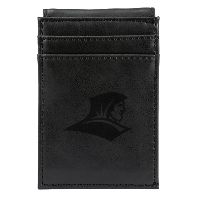 Black Providence Friars Front Pocket Wallet