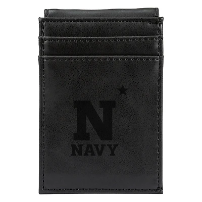 Black Navy Midshipmen Front Pocket Wallet