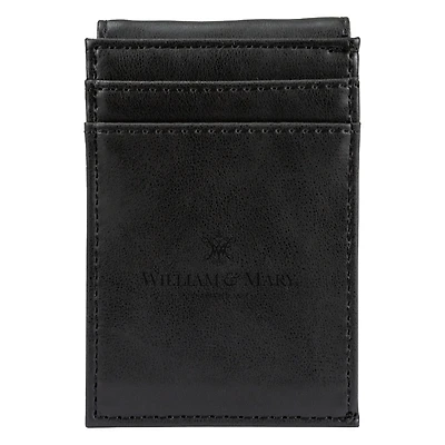 Black William & Mary Tribe Front Pocket Wallet