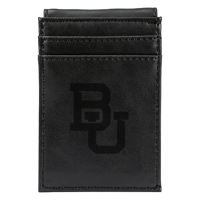 Black Baylor Bears Front Pocket Wallet