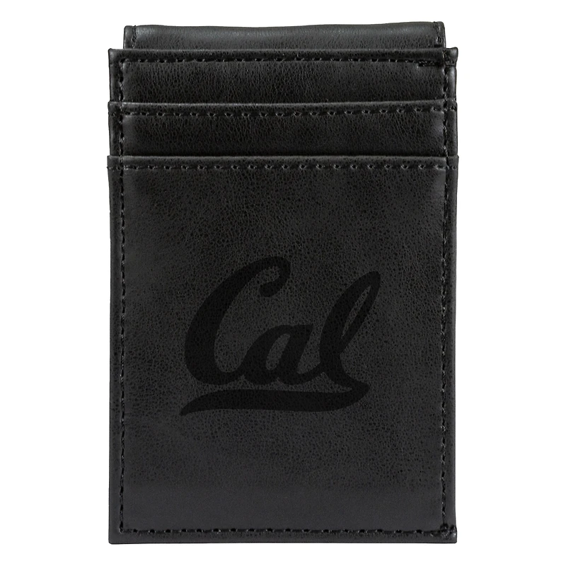Black Cal Bears Front Pocket Wallet