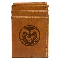 Brown Colorado State Rams Front Pocket Wallet