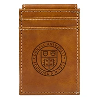 Brown Cornell Big Red Front Pocket Wallet