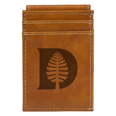 Brown Dartmouth Big Green Front Pocket Wallet