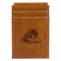 Brown Delaware Fightin' Blue Hens Front Pocket Wallet