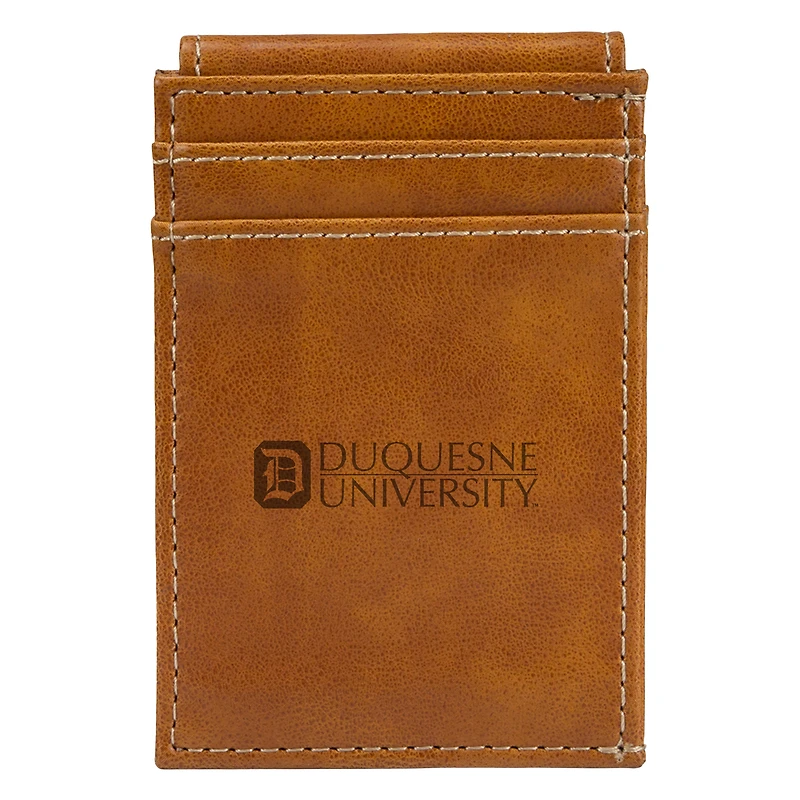 Brown Duquesne Dukes Front Pocket Wallet