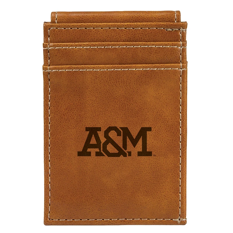 Brown Florida A&M Rattlers Front Pocket Wallet